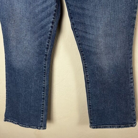 Frame Denim Size 29 Blue Bixby Le Crop Mini Bootcut High Waisted Jeans - Picture 4 of 11
